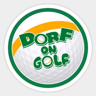 Dorf On Golf Sticker